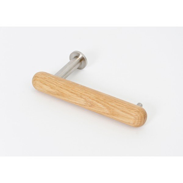 Tammepuust seinale paigaldatav WC-paberi hoidja Yoku - Wireworks-image-1