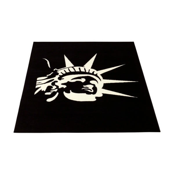 Černý koberec Hanse Home Liberty, 140 x 200 cm