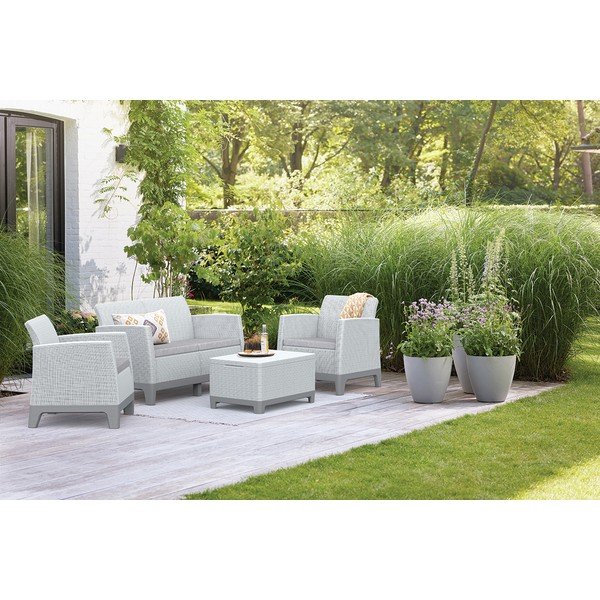 Helehall aiamööbli komplekt neljale Scandi Forma - Keter-image-1