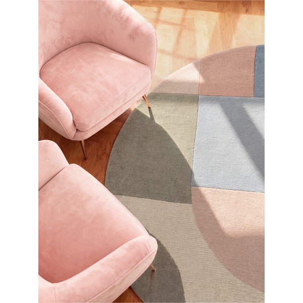 Käsitsi kootud villane ümmargune vaip ø 200 cm Westminster Piccadilly - Ted Baker-image-4
