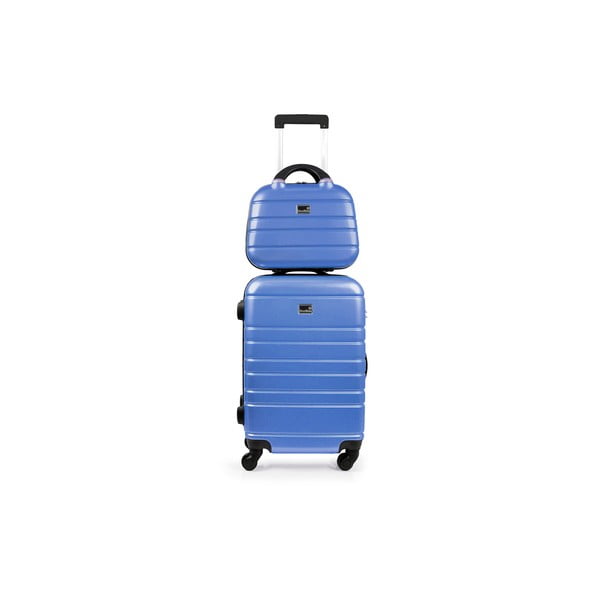 Sada příručního zavazadla a tašky Brand Developpement Vanity Case, modré