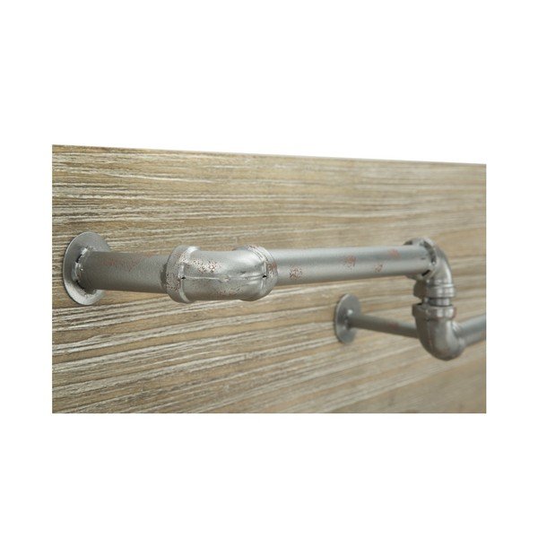 Nástěnný držák na lahve a sklenice Mauro Ferretti Pipe Bar, 30 x 70 cm-image-4