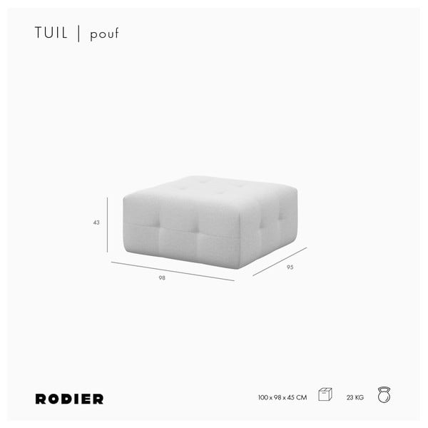 Hall sametist jalatugi Tuil - Rodier-image-4