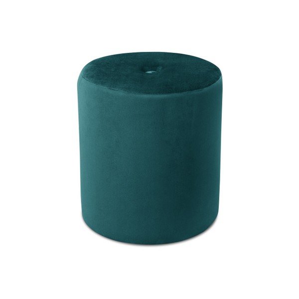 Petroolisinine pouf , ⌀ 40 cm Fiore - Mazzini Sofas-image-2