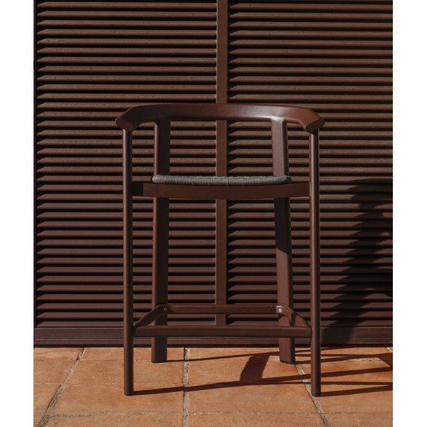 Pruun puidust aiabaari tool Erice - Kave Home-image-1