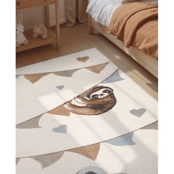 Kreem laste vaip 120x170 cm Walk like an Elephant Rainbow Party - Villeroy&Boch-image-4