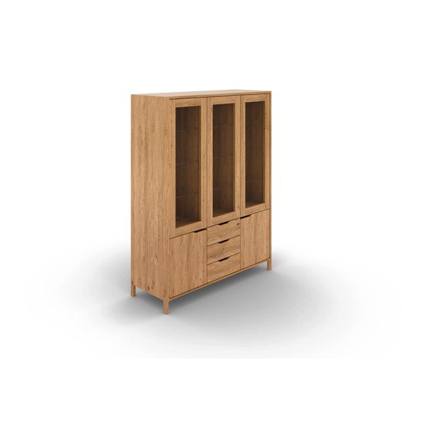 Tammepuidust vitriinkapp 140x188 cm Twig - The Beds-image-2