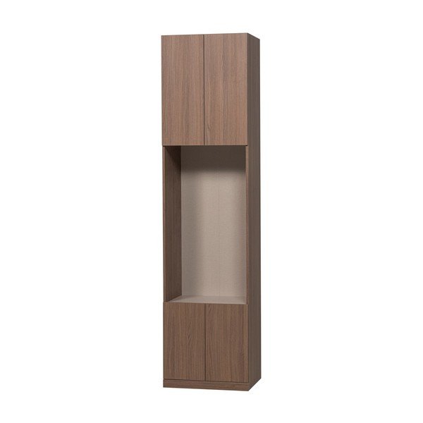 Modulaarne garderoob tumedas naturaalses värvitoonis 54x215 cm Build - WOOOD