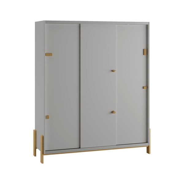 Helehall laste riidekapp 154x195 cm Cube - Pinio-image-2