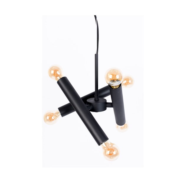 Läikiv must dimmerdatav rippvalgusti Hawk - Zuiver