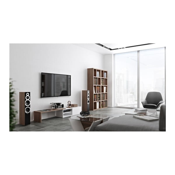 Valge telerilaud pähklipuust detailidega Move - TemaHome-image-3