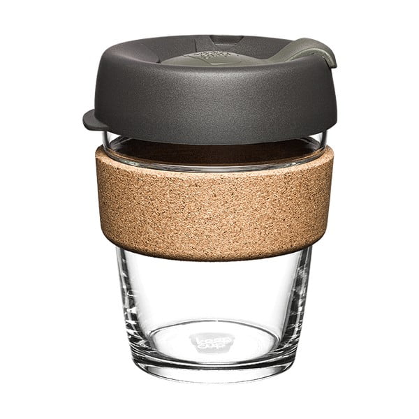 Must-pruun reisikruus 340 ml Brew Cork Nitro M - KeepCup