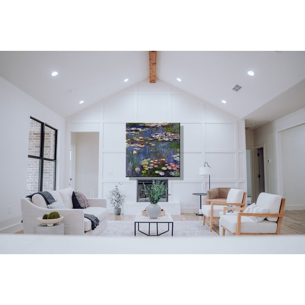 Reproduktsioon Claude Monet - vesiroosid 3, 70 x 70 cm Claude Monet - The Japanese Footbridge - Fedkolor-image-1