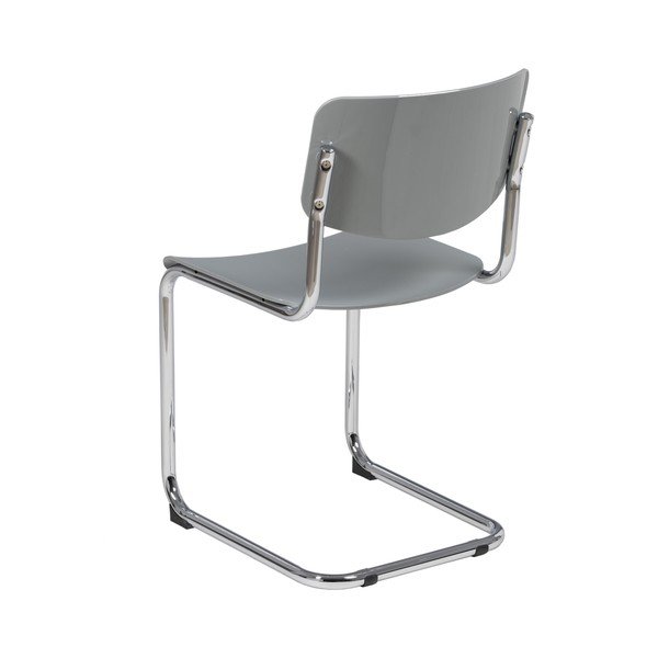 Hallid söögitoolid 4 tk komplektis Chrome - Ixia-image-4