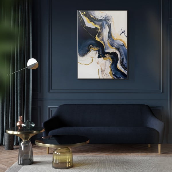 Käsitsi maalitud elementidega maal 70x100 cm Sky - Styler-image-1