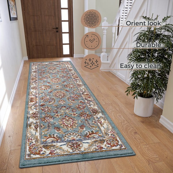 Roheline-kreem vaip 80x240 cm Orient Reni - Hanse Home-image-4