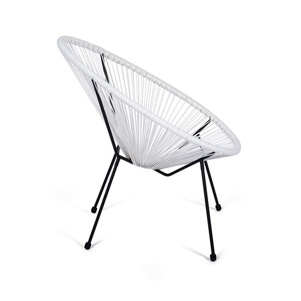 Valge kunstlikust rotangist aiatool Avocado - Bonami Selection-image-2