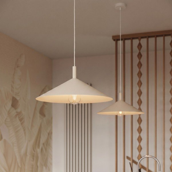 Beež terasest ripplamp ø 40 cm Zylo - Sollux-image-1