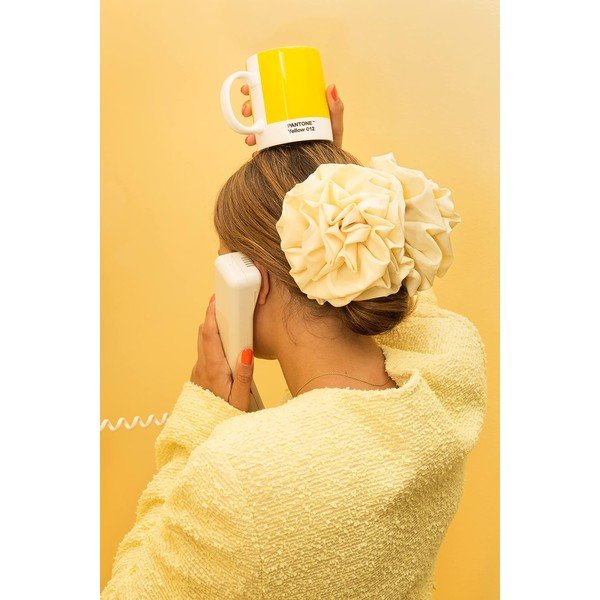Kollane keraamiline kruus 375 ml Yellow 012 - Pantone-image-1