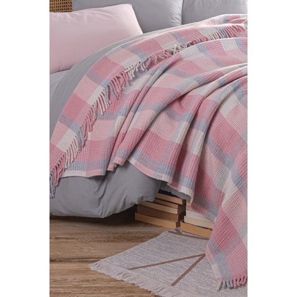 Roosa voodikate 180x220 cm Warm Soft - Mijolnir-image-2