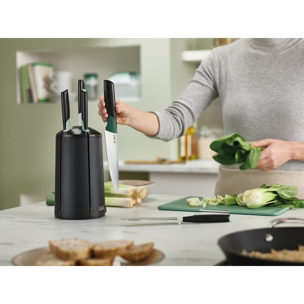 Roostevabast terasest noad koos pöörleva alusega 5tk komplektis Elevate - Joseph Joseph-image-2