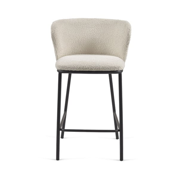 Valge baaritool (istme kõrgus 65 cm) Ciselia - Kave Home-image-2
