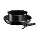 Alumiiniumist pottide-pannide komplekt 3 tk Ingenio Easy Cook & Clean Black - Tefal