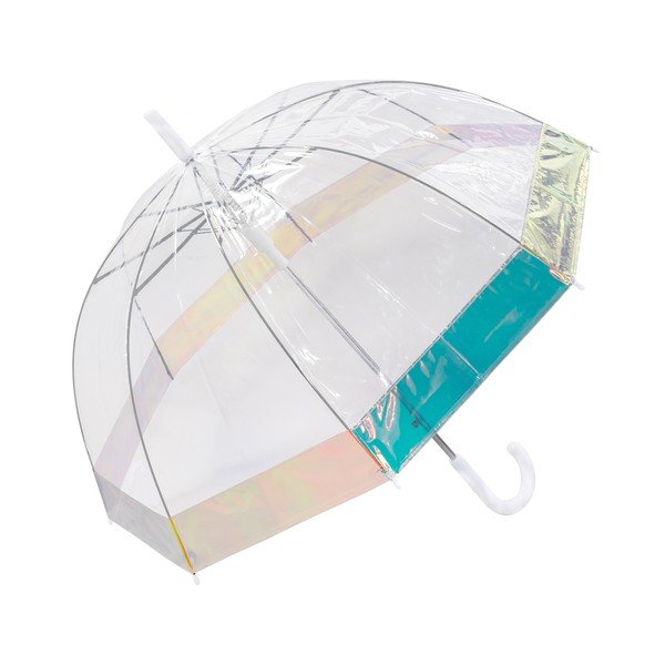 Dámský transparentní holový deštník Ambiance Iridiscent, ⌀ 85 cm-image-3