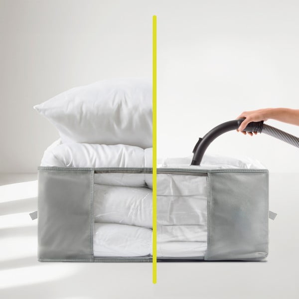 Plastikust riiete vaakumkott 60x45x25 cm - Homéa