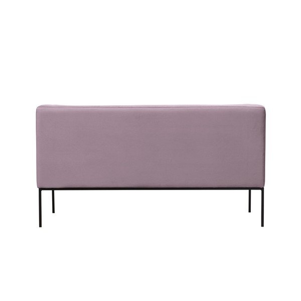 Půdrově růžová sametová pohovka Windsor & Co Sofas Neptune, 145 cm-image-4