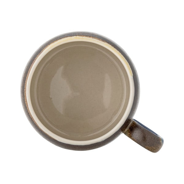 Sinised/pruunid kivikeraamikast kruusid 4tk komplektis 400 ml Sheen - Bloomingville-image-3