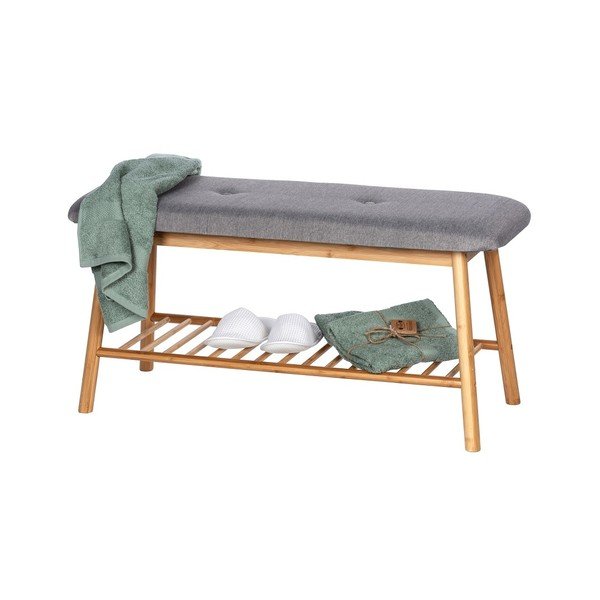 Hall-pruun bambusest kingariiul koos pingiga Bahari – Wenko-image-3