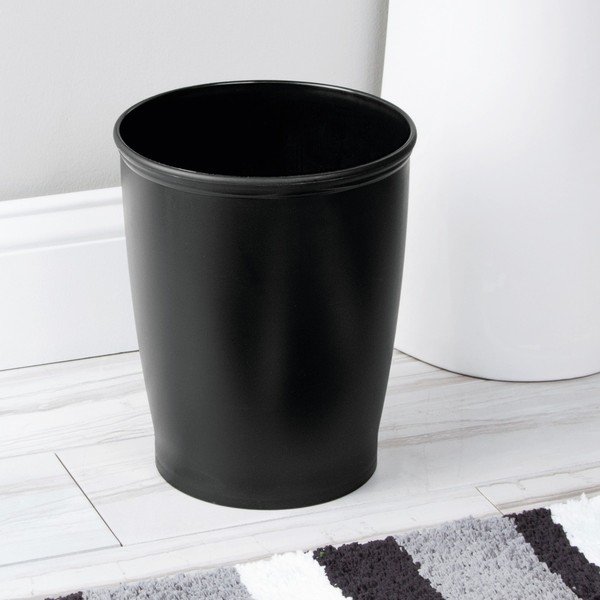 Černý odpadkový koš InterDesign Kent, 5 l-image-1