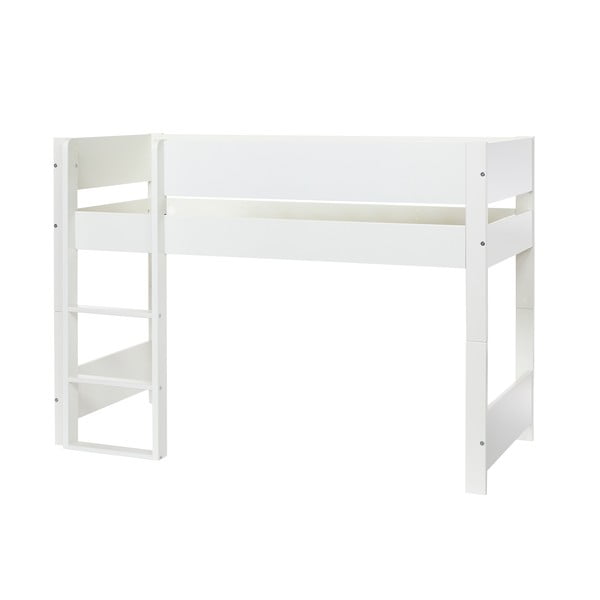 Bílá dětská patrová postel s bezpečnostními postranními pelestmi Manis-h Argos, 90 x 200 cm-image-2