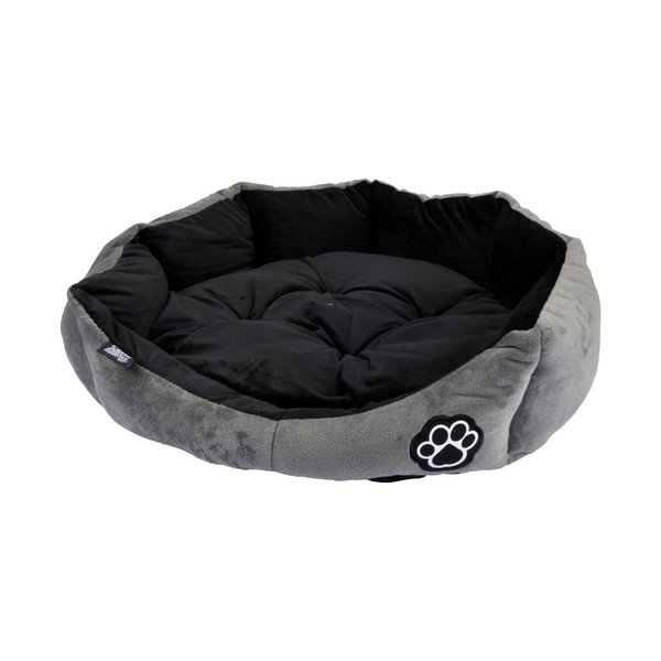 Hall seemisnahast koeravoodi ø 50 cm Flakes - Love Story