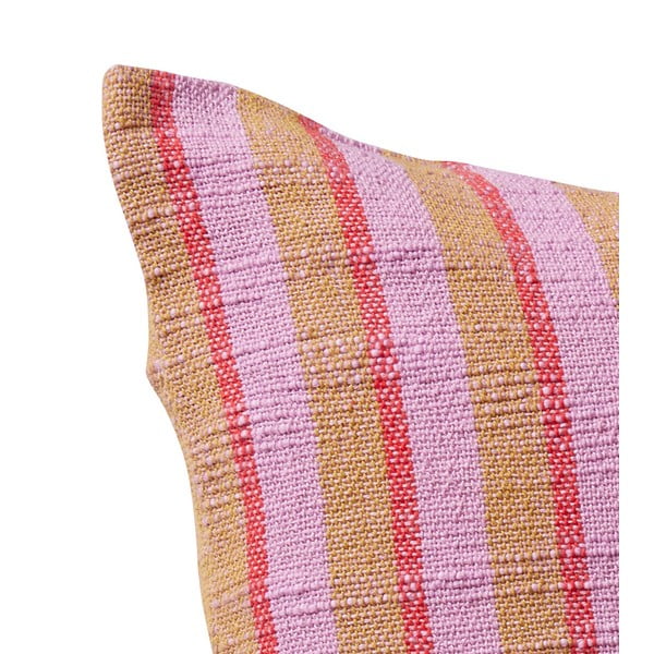 Roosa-pruun puuvillane padi Rita, 50 x 50 cm - Hübsch-image-2