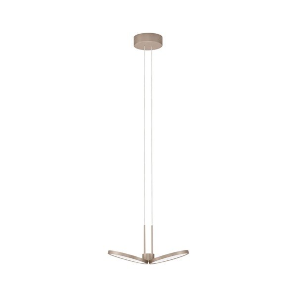 Alumiiniumist hämardatav LED-ripatslamp mattkuldses värvitoonis, läbimõõduga 32,5 cm Vea - Nova Luce