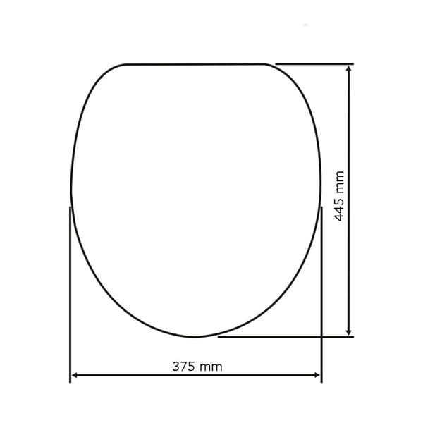 Beež WC-istekene, hõlpsasti sulguv, 44,5 x 37,5 cm Samos - Wenko-image-1