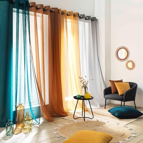 Kreem voile kardin 140x240 cm Casual - douceur d'intérieur-image-4