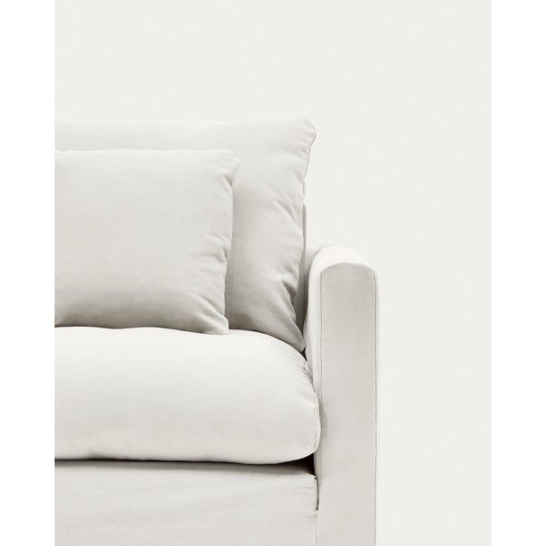 Valge tugitoolikate 92 cm Nora - Kave Home-image-3