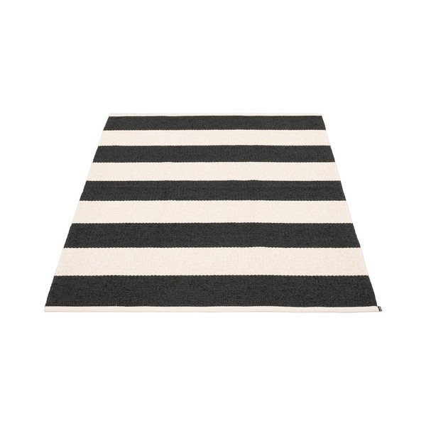 Must-valge sise/välisvaip 140x180 cm Bob Black Vanilla – Pappelina