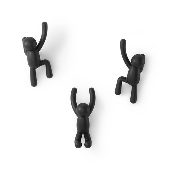 Plastkonksud seinale, komplektis 3 tk Buddy - Umbra-image-4