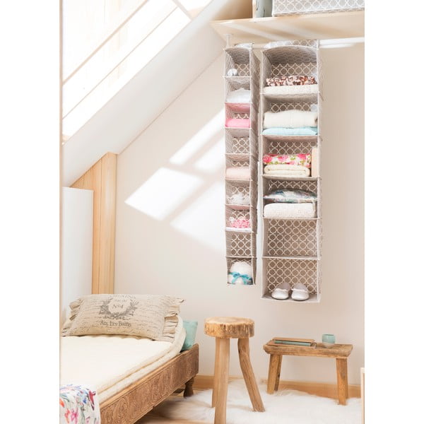 Beeži värvi rippkapp 6 lahtriga, laius 30 cm - Compactor-image-4