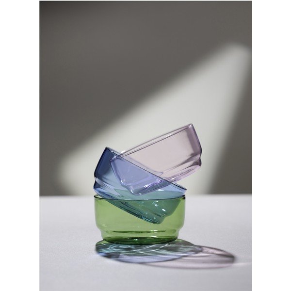 Roosad klaasist kausid 2tk komplektis 500 ml Torino - Lyngby Glas-image-1