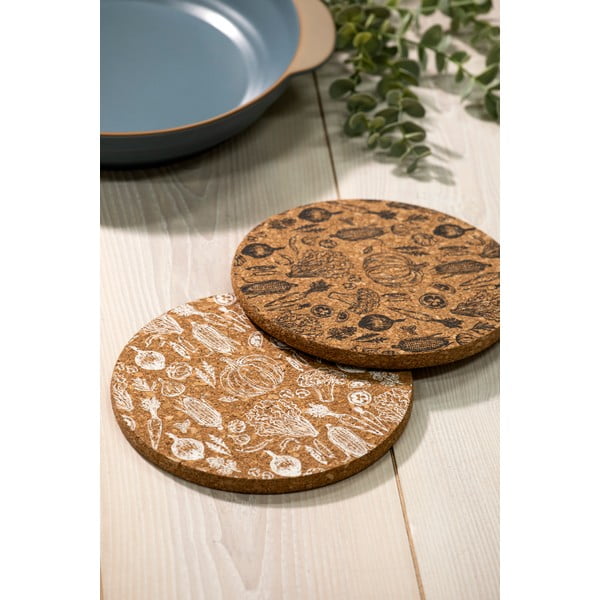 Korgist potimattide komplekt 2 tk ø 20 cm Veggie - Ladelle-image-1