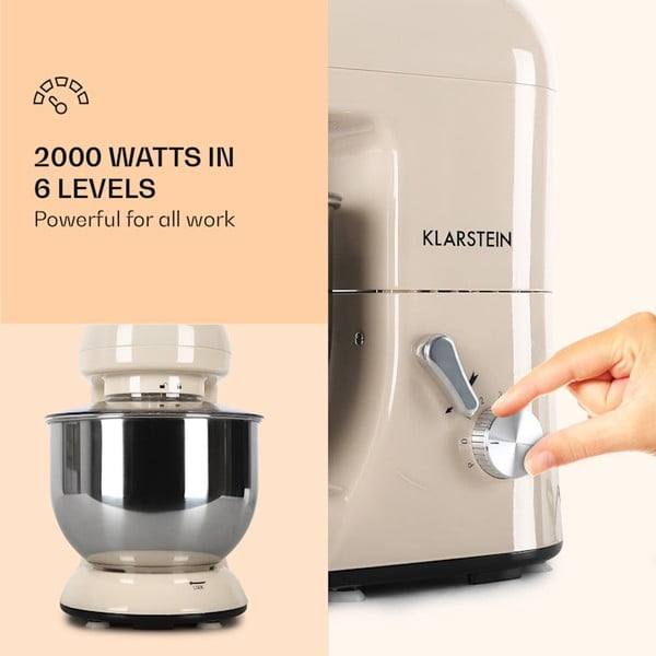 Beeži värvi köögikombain Bella - Klarstein-image-1