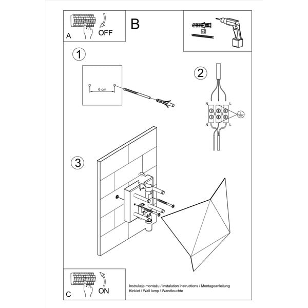 Valge seinalamp Estel - Sollux-image-4
