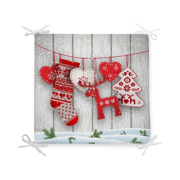 Jõulupadi puuvillase seguga Xmas sümbolid, 42 x 42 cm - Minimalist Cushion Covers