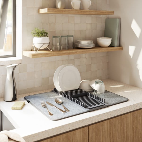 Hall tekstiil nõudekuivatusrest  61x46 cm UDry – Umbra-image-3