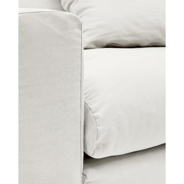 Valge linane tugitool Nora - Kave Home-image-4